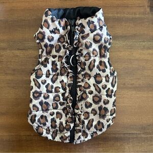 Lulu Pink Leopard Dog Vest/Jacket